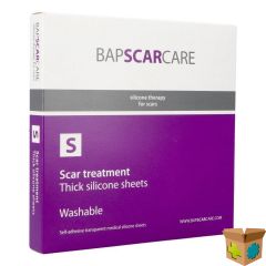 BAP SCAR CARE S SILICOONVERB ADH 5X20CM 2 STUKS