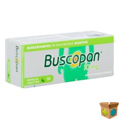 BUSCOPAN PI PHARMA 10MG FILMOMH TABL 50 PIP