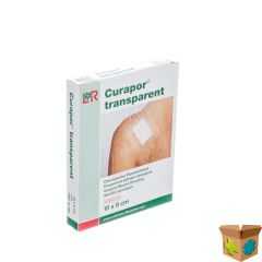 CURAPOR TRANSPARANT STERIEL 10CMX 8CM 5 13100