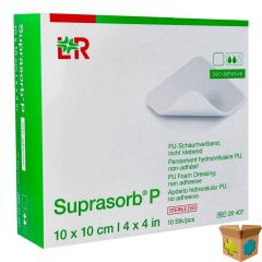 SUPRASORB P SCHUIMVERB PU N/ADH WCL 10,0X10,0CM 10