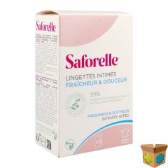 SAFORELLE LINGETTES FLUSHABLE 10