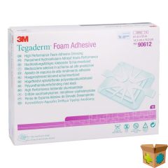 TEGADERM FOAM DRESSING ADH 14,30X14,30CM 10 90612