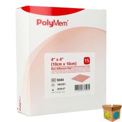 POLYMEM QUADRAFOAM NIET-KLEVEND 10,1CMX10,1CM 15