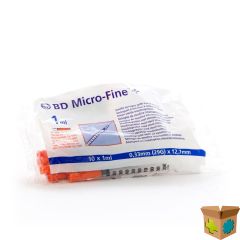 BD MICROFINE+ INS.SPUIT 1,0ML 29G 12,7MM 10 324827