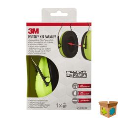 PELTOR HEARING PROTECTOR KID NEON GREEN 1