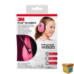 PELTOR HEARING PROTECTOR KID NEON PINK 1