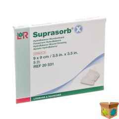 SUPRASORB X VERB CELLULOSE 9X 9CM 5 20531