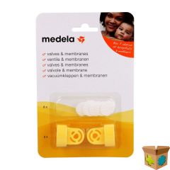 MEDELA VACUUM SET 2 KLEPPEN+6 MEMBRANEN 8000727