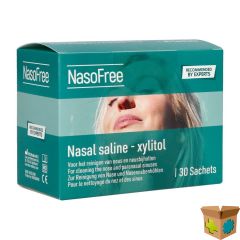 DOS MEDICAL NASAAL SPOELZOUT+XYLITOL ZAKJE 30X6,5G