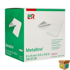 METALLINE KOMPRES TRACHEO STER 8X9CM 50 23094