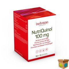 NUTRIQUINOL 100MG SOFTGELS 90+15 GRATIS NUTRISAN