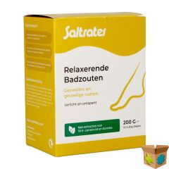 SALTRATES RELAXERENDE VOETBADZOUTEN 10X20G