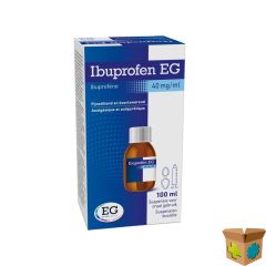 IBUPROFEN EG 40 MG/ML SUSP ORAAL GEBRUIK 100 ML