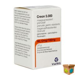 CREON 5000 MAAGSAPRESIST GRANULAAT FL 20G