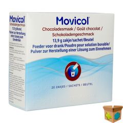 MOVICOL CHOCOLADE SMAAK ZAKJES 20 X 13,7 G