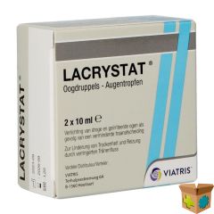 LACRYSTAT COLLYRE FL 2X10ML NF