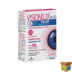 VISIONLUX PLUS OOGDRUPPELS DUO FL 2 X 10ML