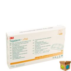 TEGADERM + PAD 3M TRANSP STERIL 9CMX20CM 25 3590