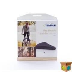 TEMPUR FIETSZADEL 27X25CM ZWART M