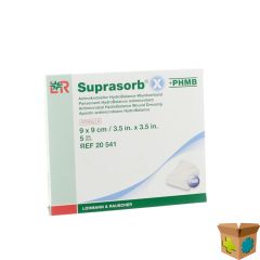 SUPRASORB X VERB PHMB STER 9X 9CM 5 20541