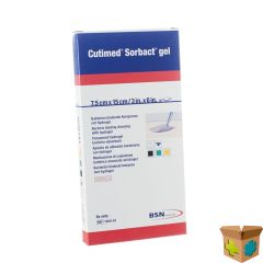 CUTIMED SORBACT GEL 7,5CMX15,0CM 10 7261101