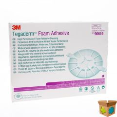 TEGADERM FOAM DRESSING ADH 13,97X13,97CM 5 90619