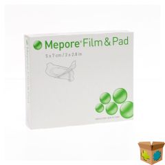 MEPORE FILM + PAD OVAL 5X 7CM 5 275310