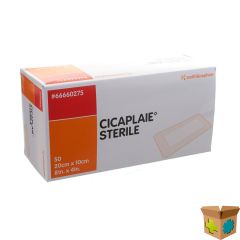 CICAPLAIE VERB STERIEL 20,0CMX10CM 50 66660275