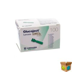 GLUCOJECT LANCETS PLUS 33G 100 44121