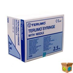 TERUMO SPUIT 2,5ML MET NAALD 23G 1 100