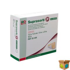 SUPRASORB P SCHUIMVERB PU N/ADH WCL 7,5X 7,5CM 10