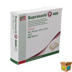 SUPRASORB P SCHUIMVERB PU WCL 10,0X10,0CM 10 20417