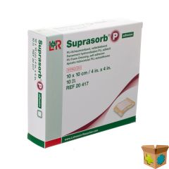 SUPRASORB P SCHUIMVERB PU WCL 10,0X10,0CM 10 20417