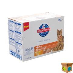 HILLS SC.PLAN FELINE ADULT MULTIP. POULTRY 12X85G