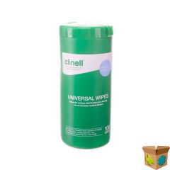 CLINELL UNIVERSAL WIPES TUB 100 ST