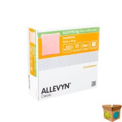 ALLEVYN AG N/ADHESIVE STER 10,0X10,0CM 10 66800084