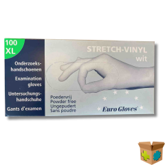 Handschoenen Eurogloves XL Stretch-vinyl - 100st n